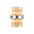 Kade Wall Light Nickel - Amber Glass